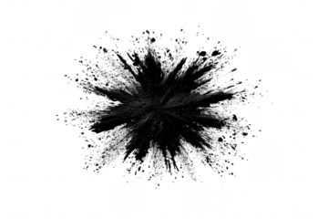 Abstract explosion graphic, radiating outwards