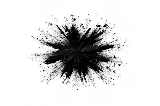 Abstract explosion graphic, radiating outwards