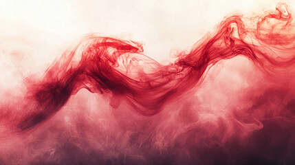 Abstract red ink smoke flowing background wallpaper design for desktop and mobile phone screensavers art