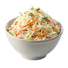 Coleslaw isolated on transparent background
