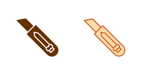Utility knife Vector Icon