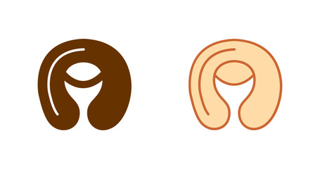 Obraz premium Inflatable pillow Vector Icon