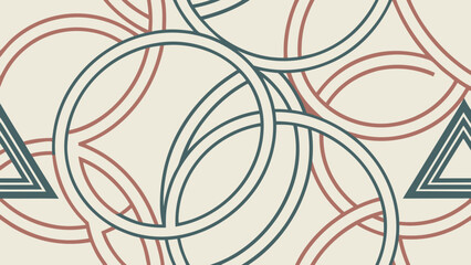 abstract vector background with circles