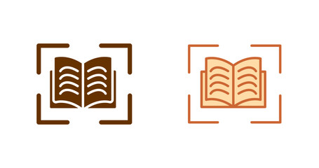 Book Scanner Vector Icon