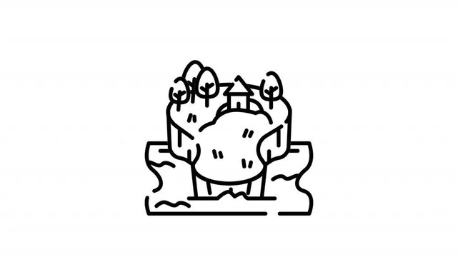 vector illustration of a scary halloween