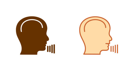 Speech Recognition Vector Icon