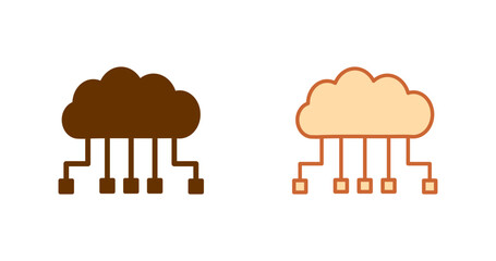 Cloud Computing Vector Icon