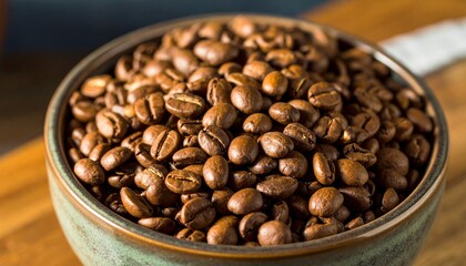 Fototapeta premium coffee beans in a bowel