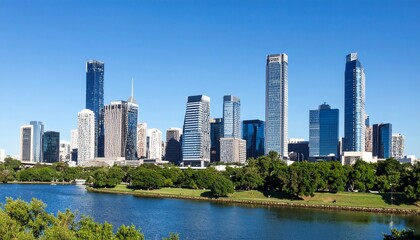 Fototapeta premium skyscrapers in downtown chicago