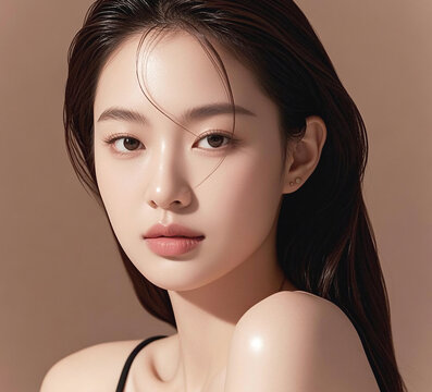 청순한 한국 여성의 클로즈업 포트레이트, Natural Beauty Portraits of Korean Women