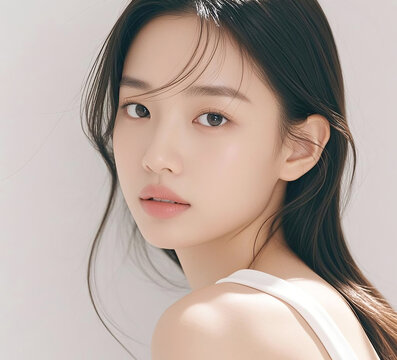 청순한 한국 여성의 클로즈업 포트레이트, Natural Beauty Portraits of Korean Women