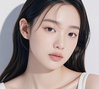 청순한 한국 여성의 클로즈업 포트레이트, Natural Beauty Portraits of Korean Women
