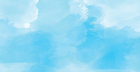Light Blue Watercolor Abstract Background Texture