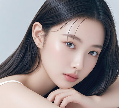 청순한 한국 여성의 클로즈업 포트레이트, Natural Beauty Portraits of Korean Women