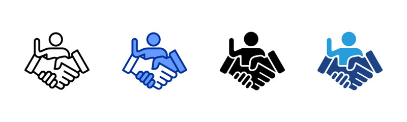 Trust icon sheet multiple style collection