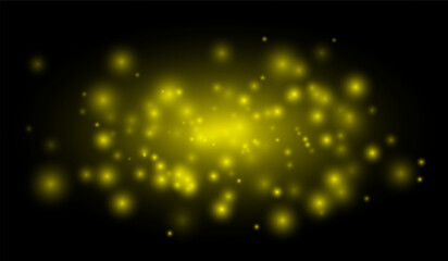 Soft, diffused glow with floating light dots on a dark background. Great for use in overlays, abstract art, decorative projects, and modern design.