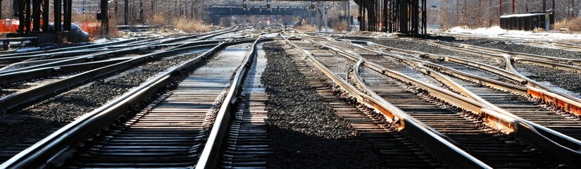 Fototapeta premium Railroad Tracks