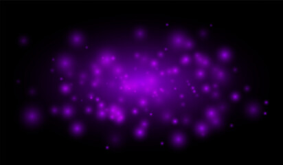 Soft, diffused glow with floating light dots on a dark background. Great for use in overlays, abstract art, decorative projects, and modern design.