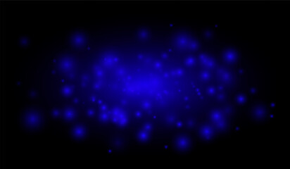 Soft, diffused glow with floating light dots on a dark background. Great for use in overlays, abstract art, decorative projects, and modern design.