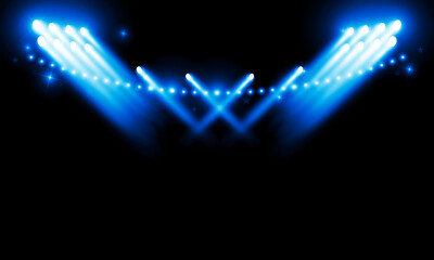 Versus Screen For Fight of sport and game Sport. spotlight floodlights bright stadium lights Background Concept vector design