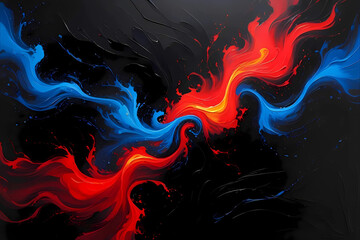 ฺBlack abstract wallpaper mockup 