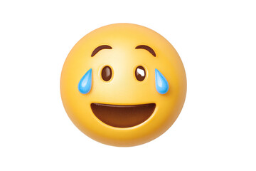  The emoji is designed as an anthropomorphic face with water droplets on the forehead, Transparent background PNG