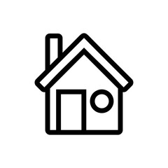 vector illustration or icon of a house
