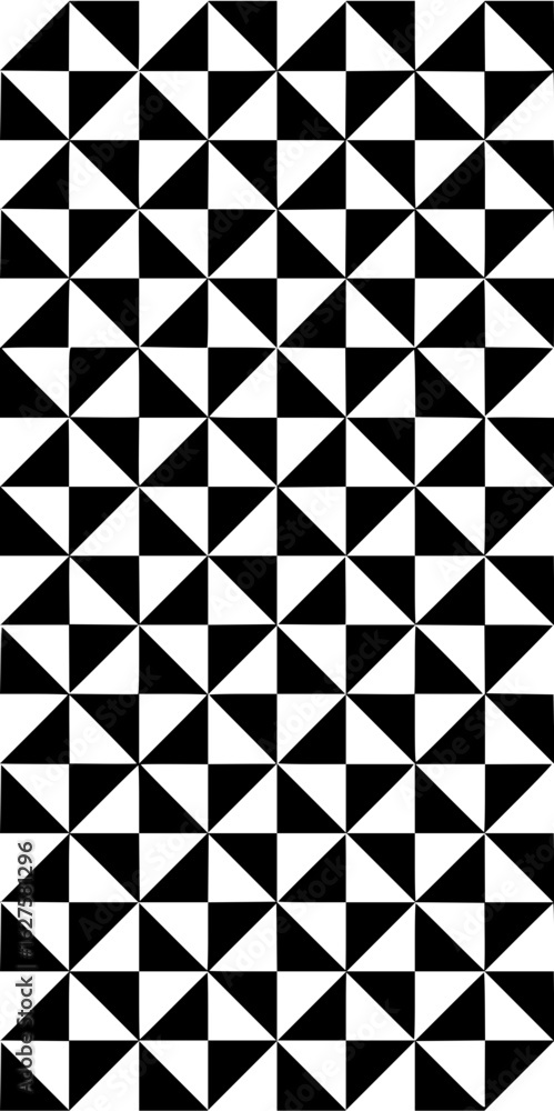 Poster black and white striped curving forms creating an abstract optical illusion design element for backg