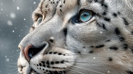Naklejka premium close up portrait of a leopard