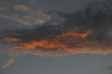 Fototapeta premium 夕焼けの雲