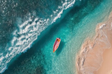 Fototapeta premium Boat on Shoreline