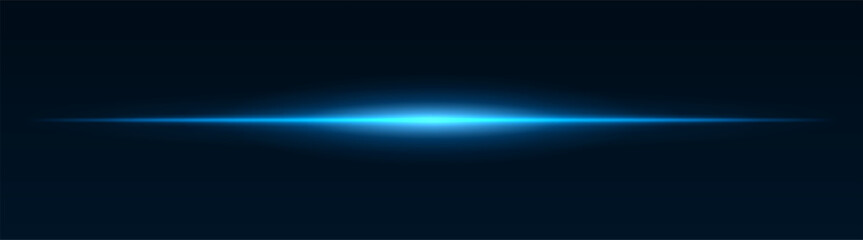 Single horizontal beam with expanded center and smooth fade on both sides. Balanced composition with gentle motion and soft edge lighting.