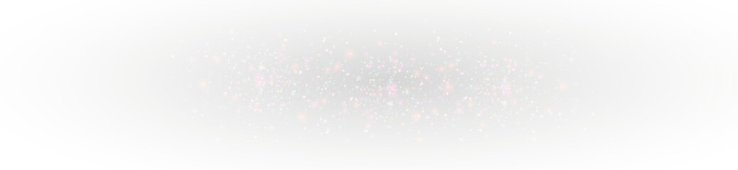 Festive dust with colored glitter, glowing sparkle and holiday light png.