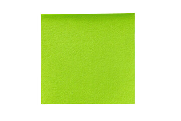 Bright lime green square sticky note (1)