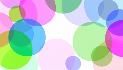 Abstract colorful bubbles background. Wallpaper with modern circles.