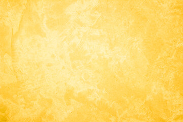 Yellow concrete stone texture for background in summer wallpaper. Cement and sand wall of tone vintage minimal. Concrete abstract wall of light yellow color, cement texture white blank for home decor.