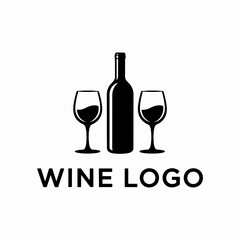  wine, logo, design, bottle, glasses, alcohol, branding, vector, drink, beverage, winery, stylish, modern, logoart, minimal, elegant, wineglass, winerylogo, redwine, whitewine, graphic, illustration, 