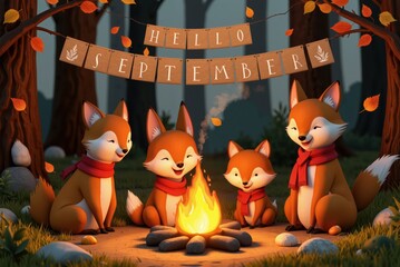 happy valentine's day from the fox family