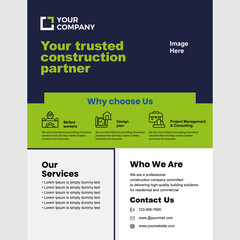 Real Estate Renovation Service Flyer