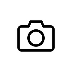 camera icon vector illustration black 