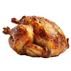 Roasted whole chicken, golden brown,  crispy skin