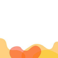 Obraz premium Transparent Blob Footer