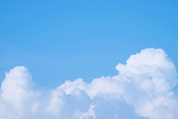 Beautiful blue sky clouds for background.