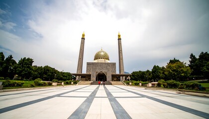 Obraz premium Grand mosque, wide shot