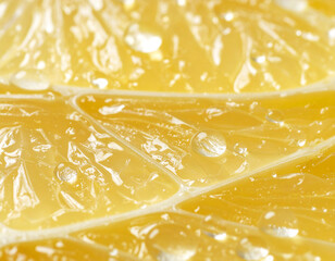Macro Lemon Peel Texture Background
