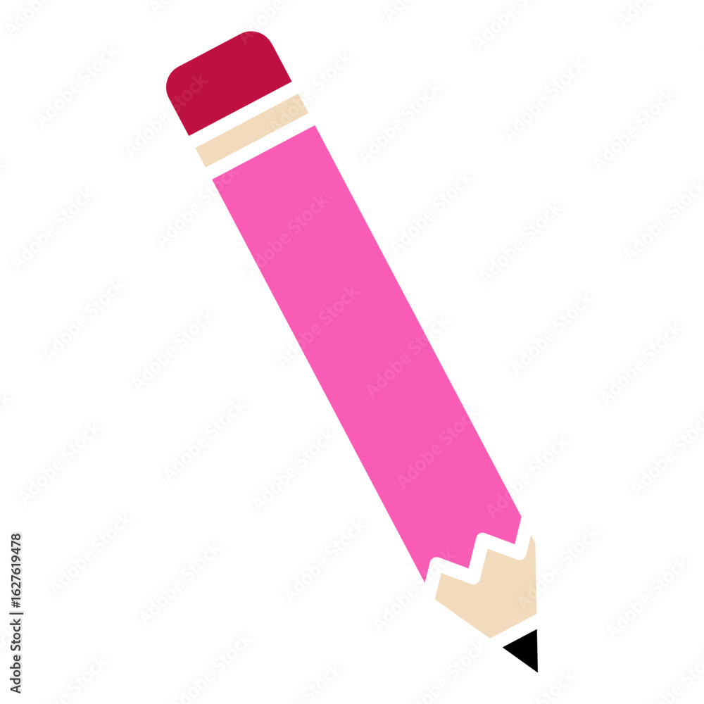 Poster pencil icon vector for computer, web and mobile app vector illustration