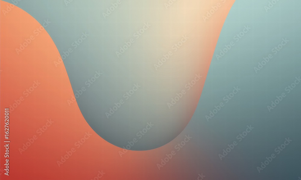 Poster gradient abstract with soft curves