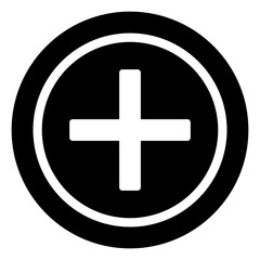 Obraz premium Plus icon vector for web, computer and mobile app vector illustration