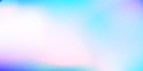 Blue Purple White Gradient Blurred with Grainy Noise Texture Background, for art product design, social media, trendy,vintage,brochure,banner