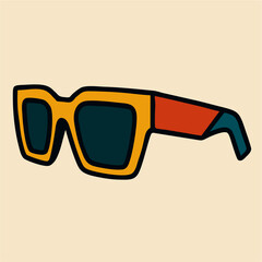 vector illustration of glasses